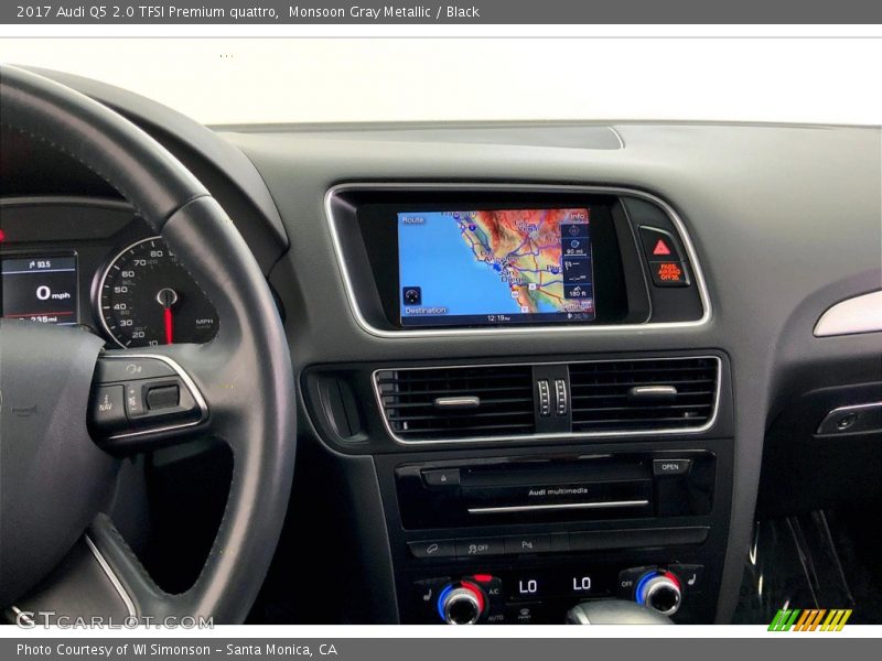 Monsoon Gray Metallic / Black 2017 Audi Q5 2.0 TFSI Premium quattro