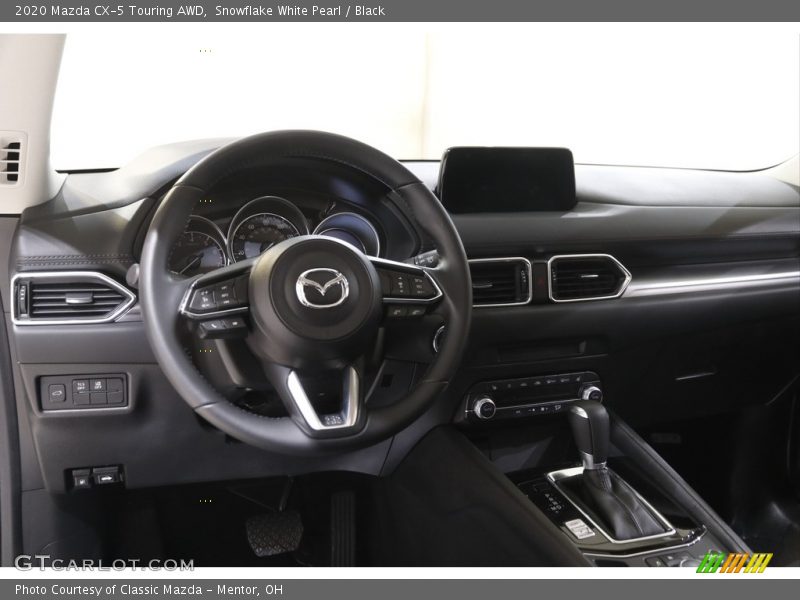 Snowflake White Pearl / Black 2020 Mazda CX-5 Touring AWD