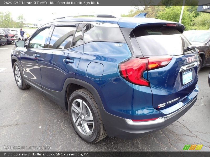 Blue Emerald Metallic / Jet Black 2020 GMC Terrain SLT AWD