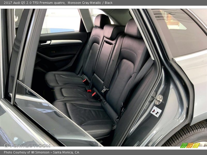 Monsoon Gray Metallic / Black 2017 Audi Q5 2.0 TFSI Premium quattro