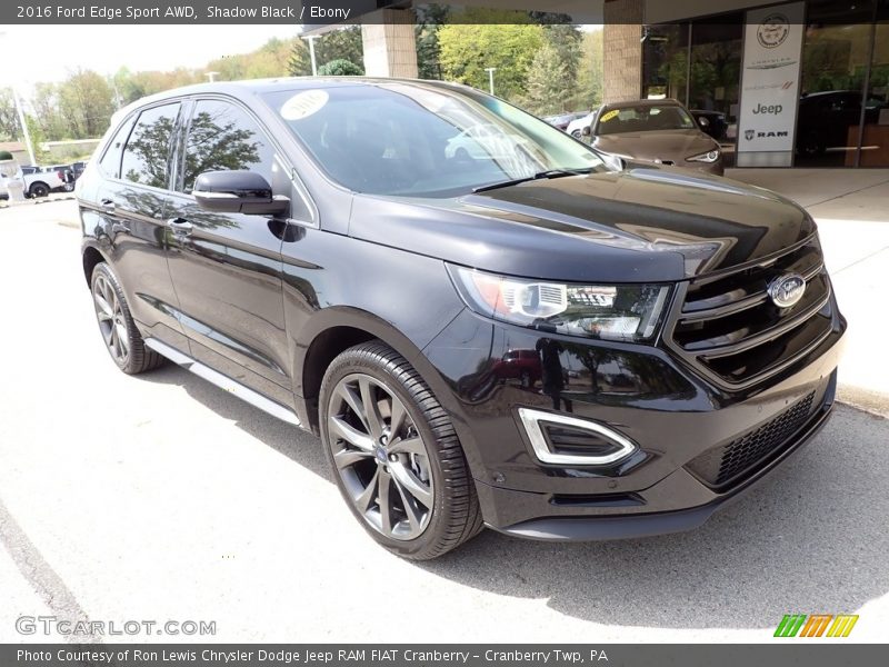 Shadow Black / Ebony 2016 Ford Edge Sport AWD