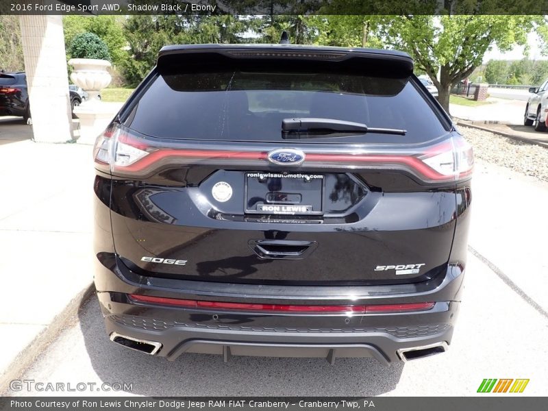 Shadow Black / Ebony 2016 Ford Edge Sport AWD