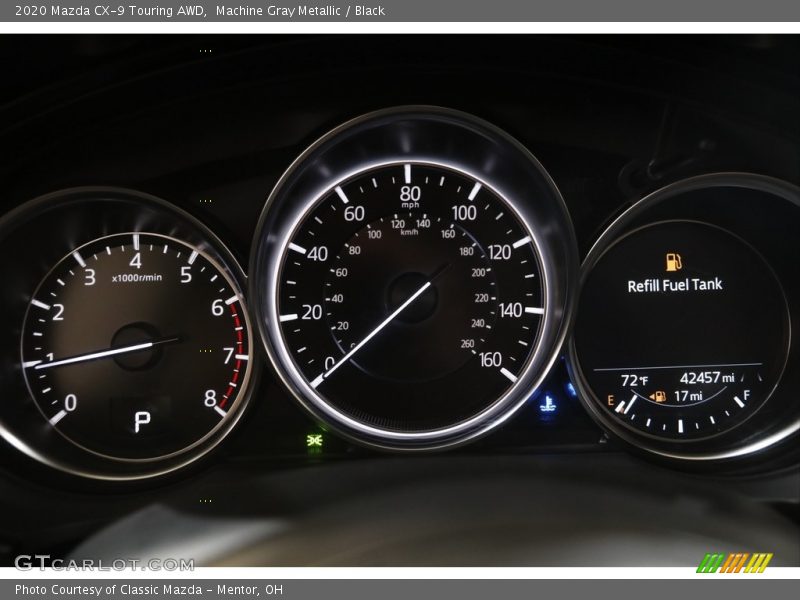 Machine Gray Metallic / Black 2020 Mazda CX-9 Touring AWD