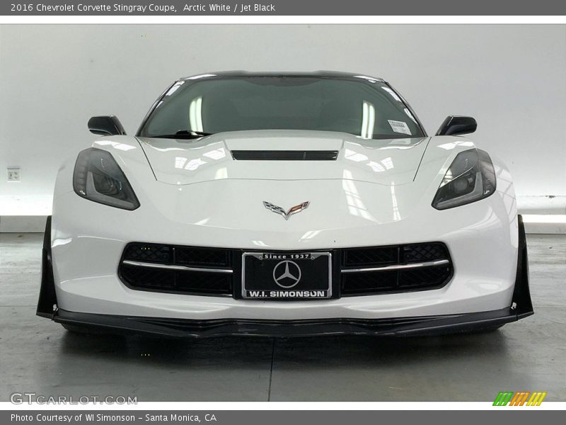Arctic White / Jet Black 2016 Chevrolet Corvette Stingray Coupe