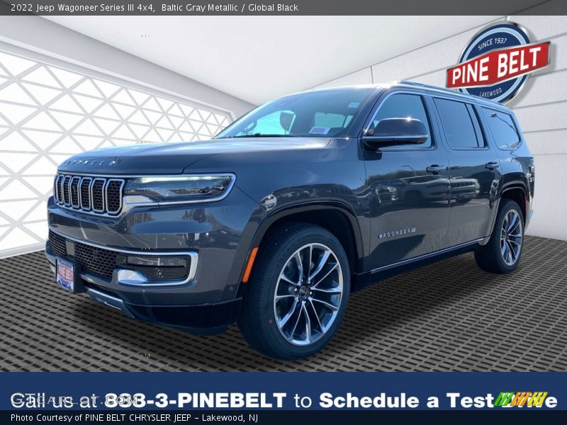Baltic Gray Metallic / Global Black 2022 Jeep Wagoneer Series III 4x4