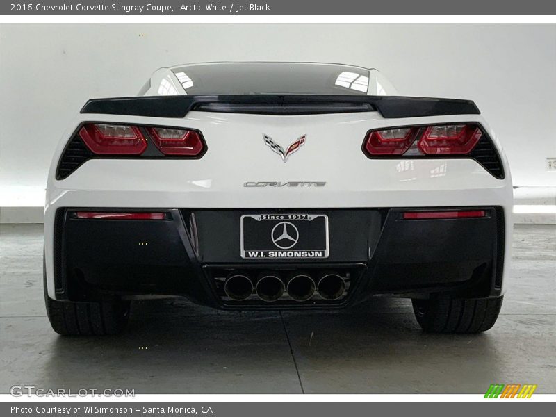Arctic White / Jet Black 2016 Chevrolet Corvette Stingray Coupe