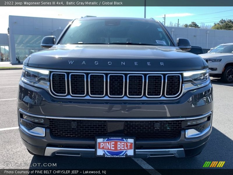 Baltic Gray Metallic / Global Black 2022 Jeep Wagoneer Series III 4x4