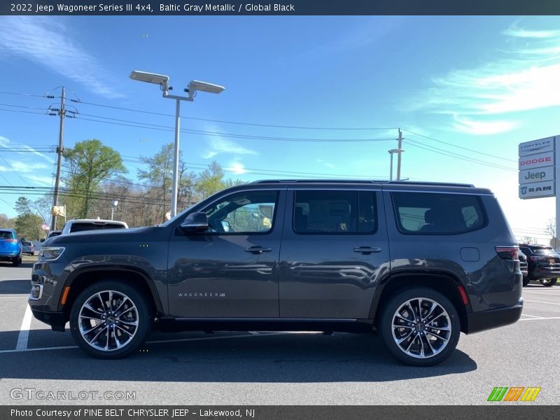 Baltic Gray Metallic / Global Black 2022 Jeep Wagoneer Series III 4x4