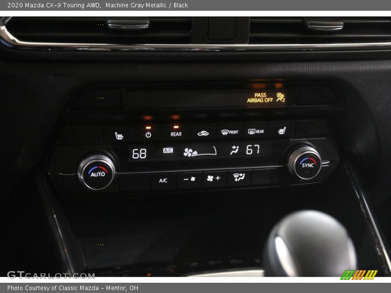 Machine Gray Metallic / Black 2020 Mazda CX-9 Touring AWD