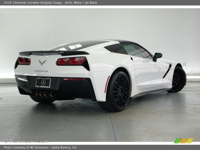 Arctic White / Jet Black 2016 Chevrolet Corvette Stingray Coupe