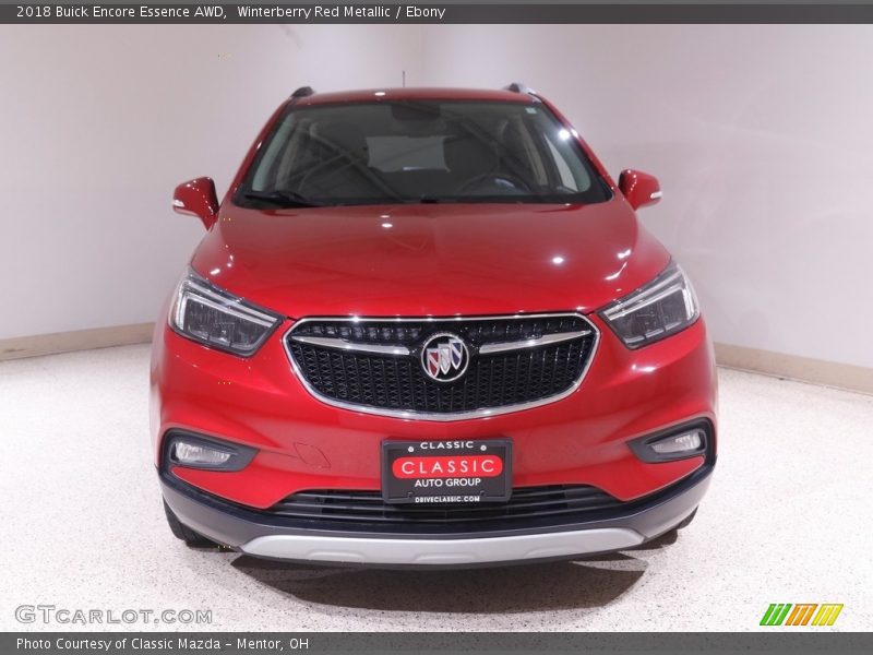 Winterberry Red Metallic / Ebony 2018 Buick Encore Essence AWD