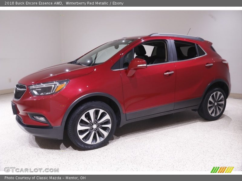 Winterberry Red Metallic / Ebony 2018 Buick Encore Essence AWD