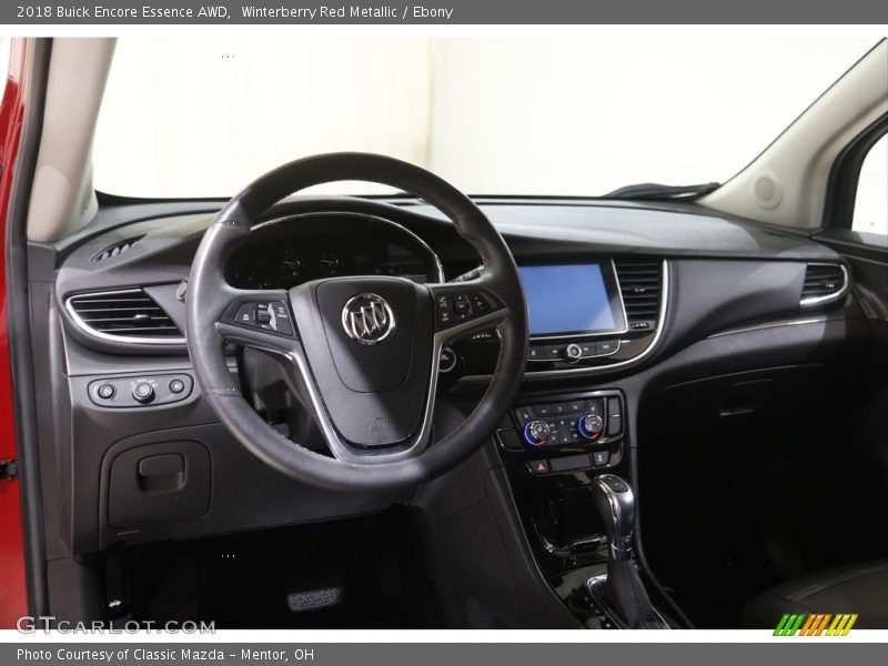 Winterberry Red Metallic / Ebony 2018 Buick Encore Essence AWD
