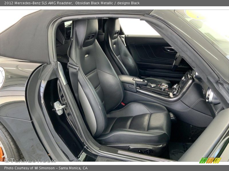 Front Seat of 2012 SLS AMG Roadster