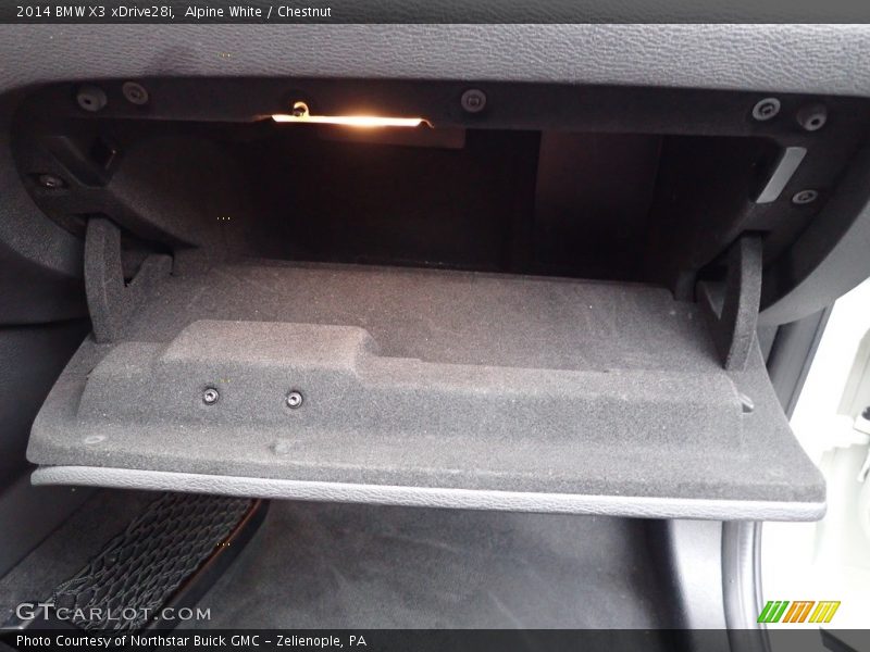 Alpine White / Chestnut 2014 BMW X3 xDrive28i