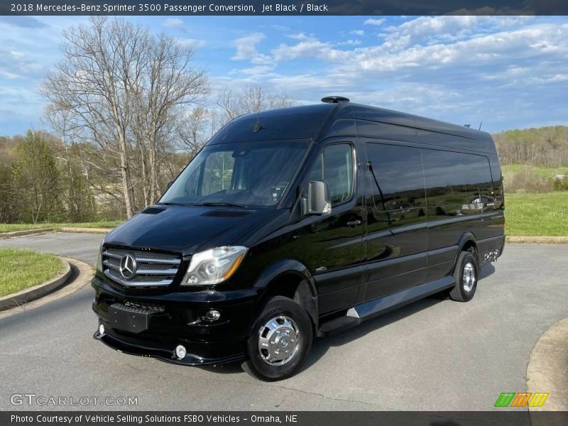 Front 3/4 View of 2018 Sprinter 3500 Passenger Conversion