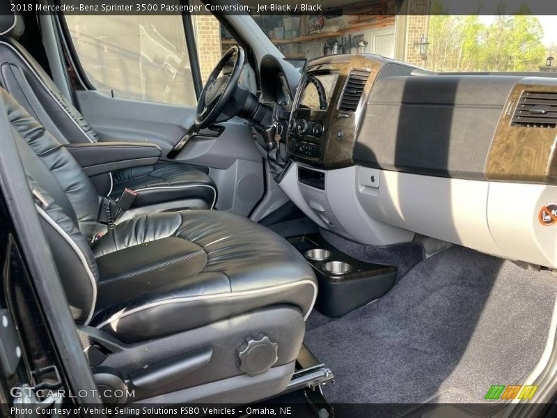 Front Seat of 2018 Sprinter 3500 Passenger Conversion