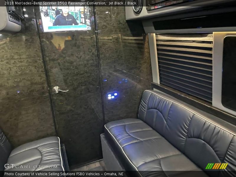 Rear Seat of 2018 Sprinter 3500 Passenger Conversion