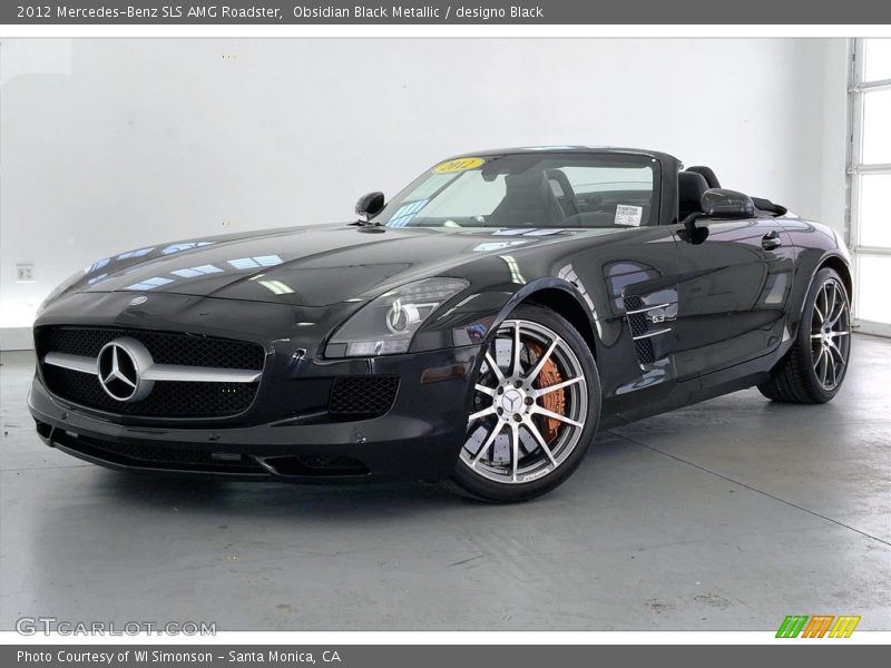  2012 SLS AMG Roadster Obsidian Black Metallic