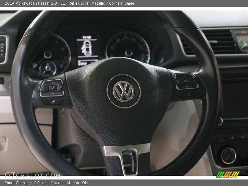 Reflex Silver Metallic / Cornsilk Beige 2014 Volkswagen Passat 1.8T SE