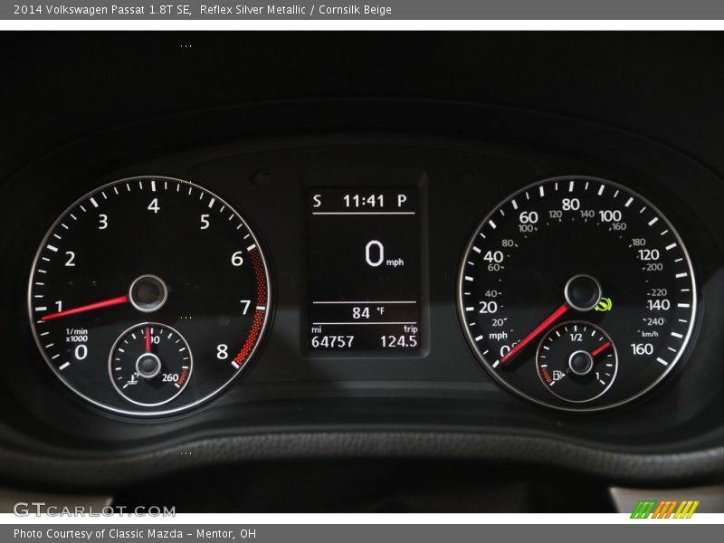 Reflex Silver Metallic / Cornsilk Beige 2014 Volkswagen Passat 1.8T SE