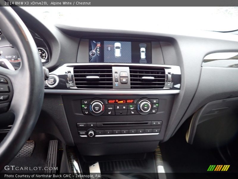 Alpine White / Chestnut 2014 BMW X3 xDrive28i