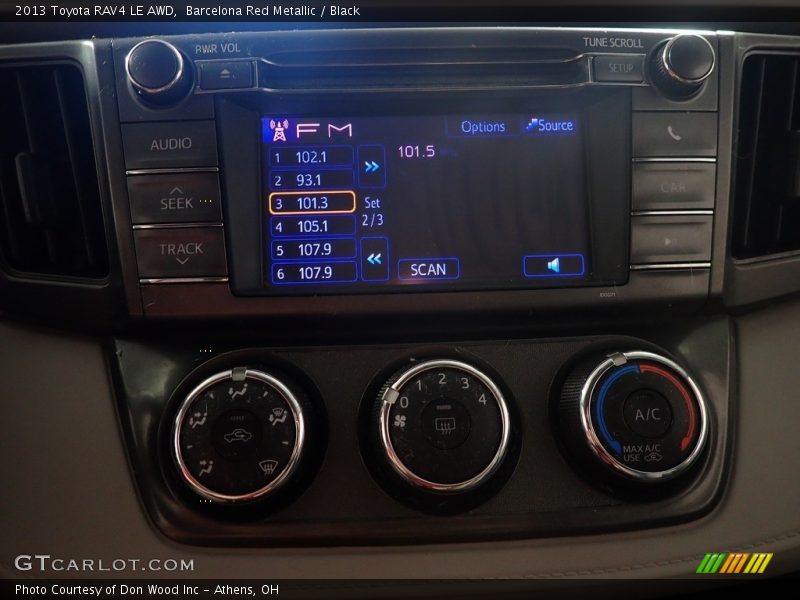 Barcelona Red Metallic / Black 2013 Toyota RAV4 LE AWD