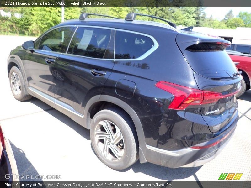 Twilight Black / Black 2021 Hyundai Santa Fe SEL AWD