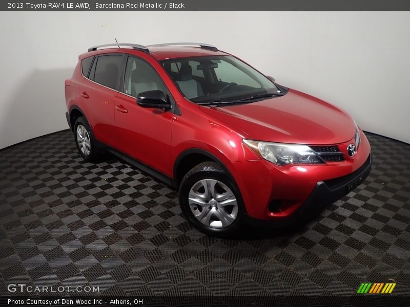 Barcelona Red Metallic / Black 2013 Toyota RAV4 LE AWD