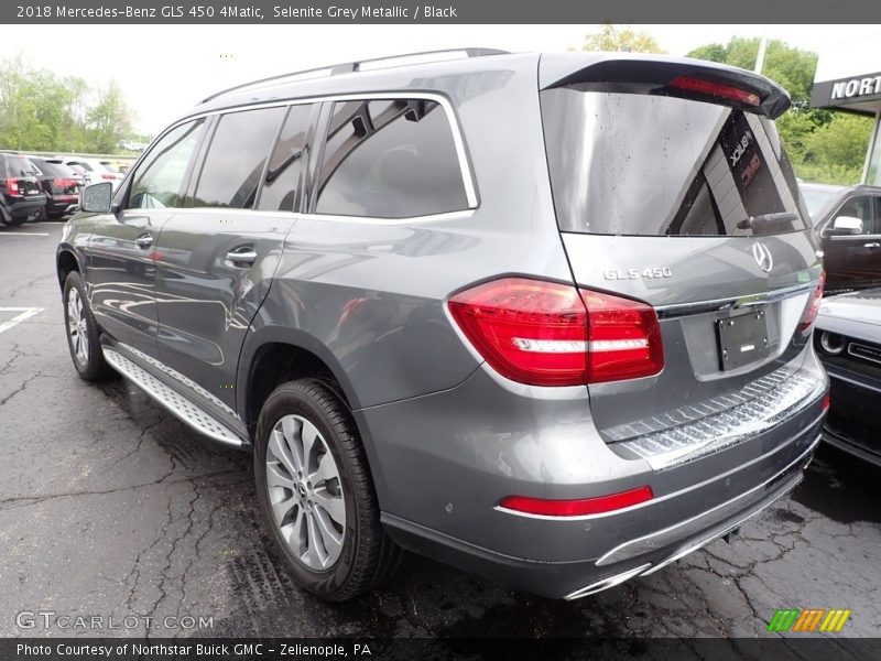 Selenite Grey Metallic / Black 2018 Mercedes-Benz GLS 450 4Matic