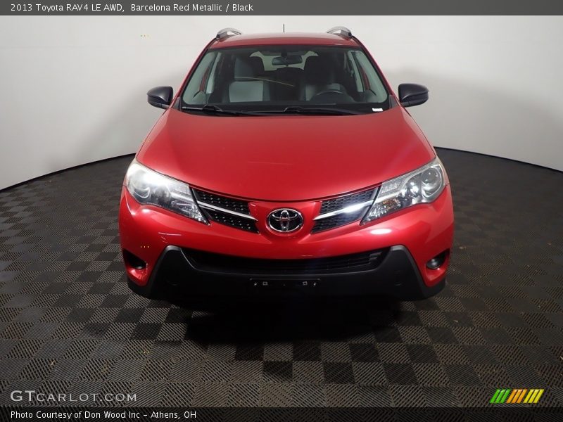Barcelona Red Metallic / Black 2013 Toyota RAV4 LE AWD