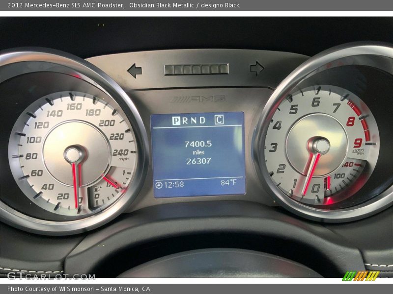  2012 SLS AMG Roadster AMG Roadster Gauges