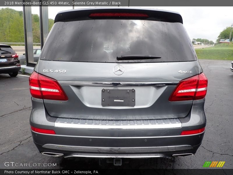 Selenite Grey Metallic / Black 2018 Mercedes-Benz GLS 450 4Matic