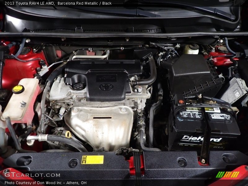 Barcelona Red Metallic / Black 2013 Toyota RAV4 LE AWD