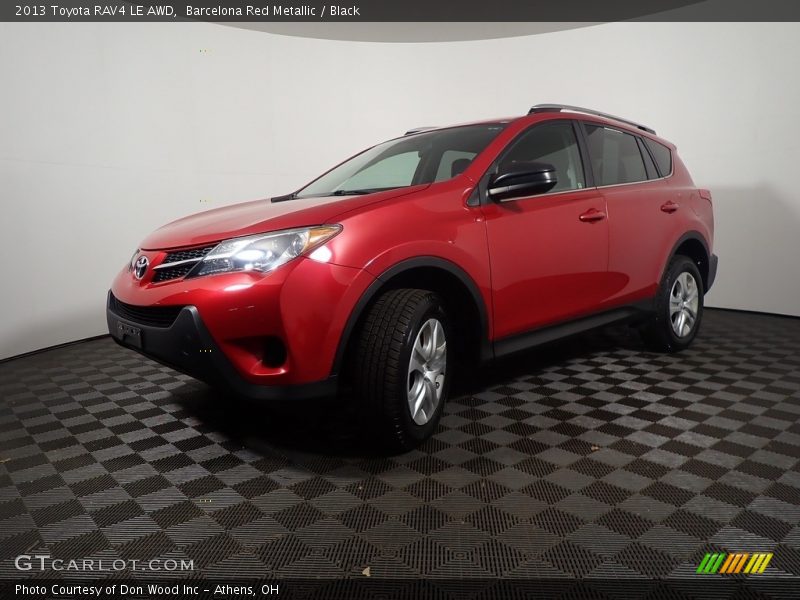 Barcelona Red Metallic / Black 2013 Toyota RAV4 LE AWD