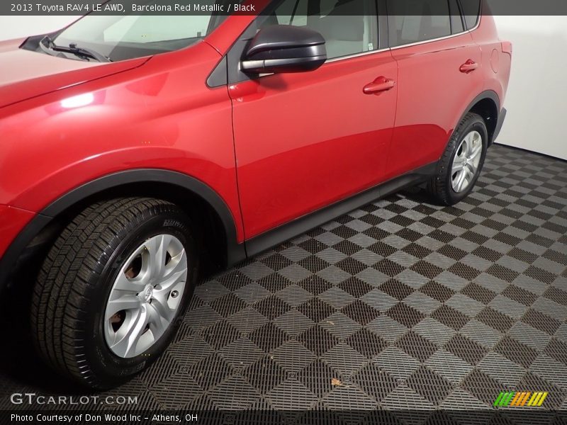 Barcelona Red Metallic / Black 2013 Toyota RAV4 LE AWD