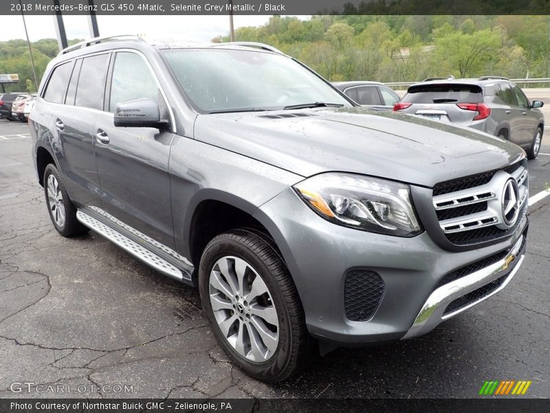 Selenite Grey Metallic / Black 2018 Mercedes-Benz GLS 450 4Matic