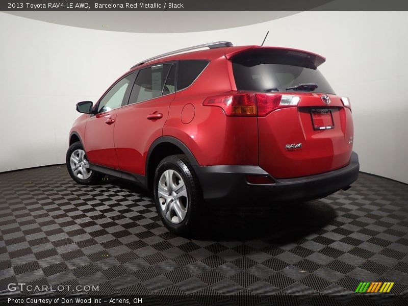 Barcelona Red Metallic / Black 2013 Toyota RAV4 LE AWD