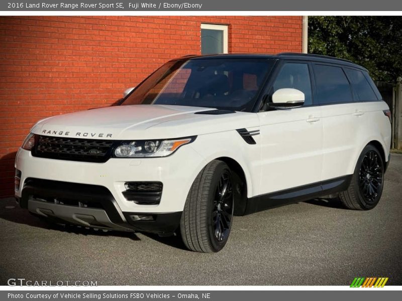 Fuji White / Ebony/Ebony 2016 Land Rover Range Rover Sport SE