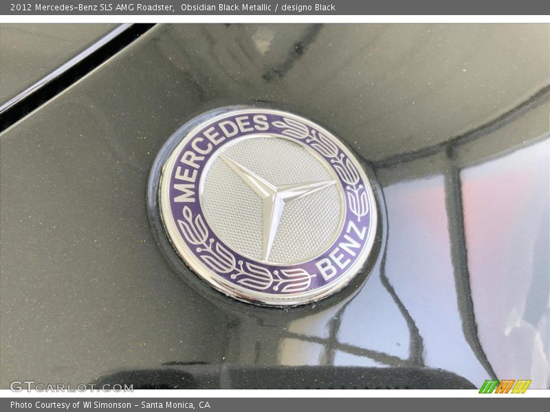 Obsidian Black Metallic / designo Black 2012 Mercedes-Benz SLS AMG Roadster