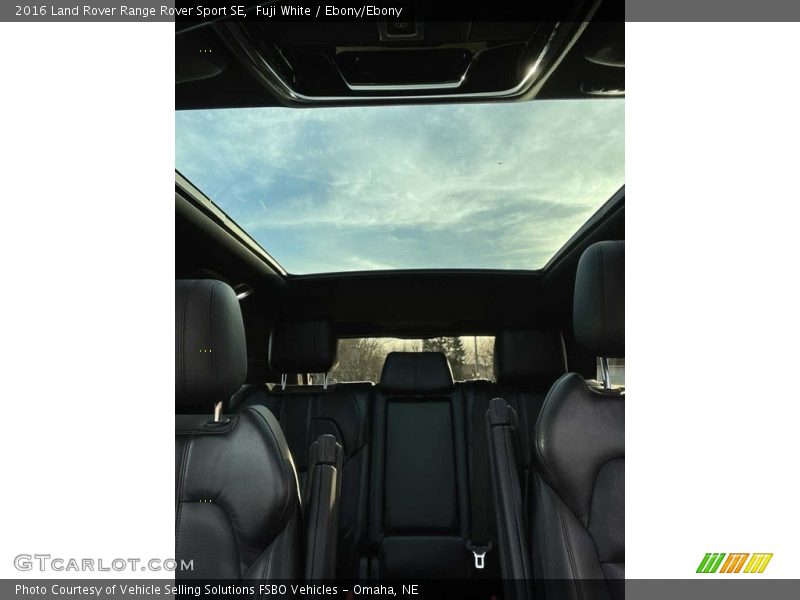 Fuji White / Ebony/Ebony 2016 Land Rover Range Rover Sport SE