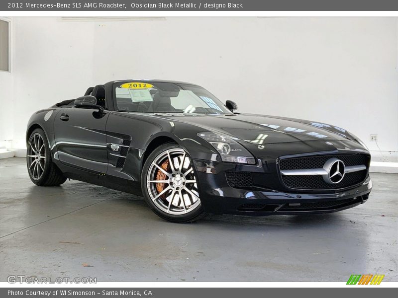  2012 SLS AMG Roadster Obsidian Black Metallic