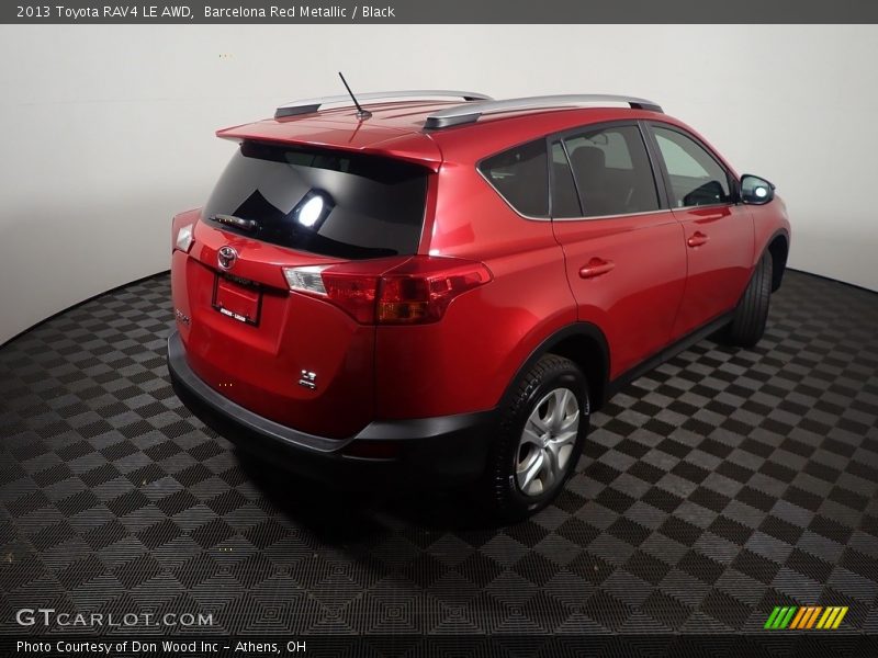 Barcelona Red Metallic / Black 2013 Toyota RAV4 LE AWD