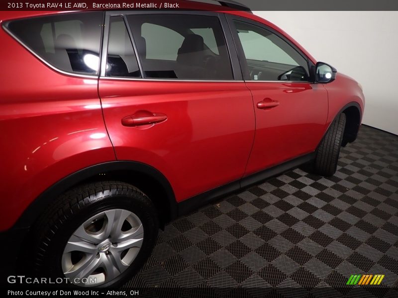 Barcelona Red Metallic / Black 2013 Toyota RAV4 LE AWD