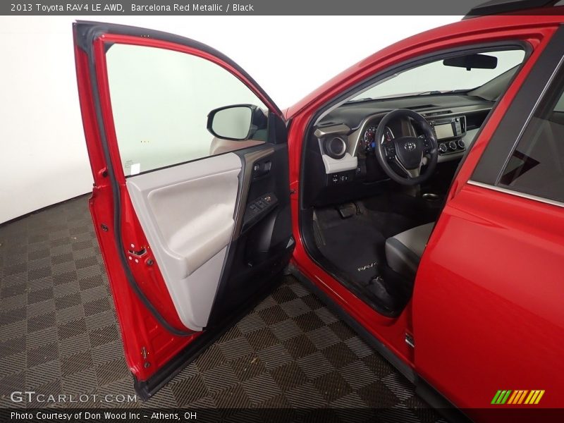 Barcelona Red Metallic / Black 2013 Toyota RAV4 LE AWD