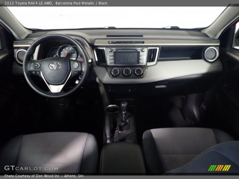 Barcelona Red Metallic / Black 2013 Toyota RAV4 LE AWD