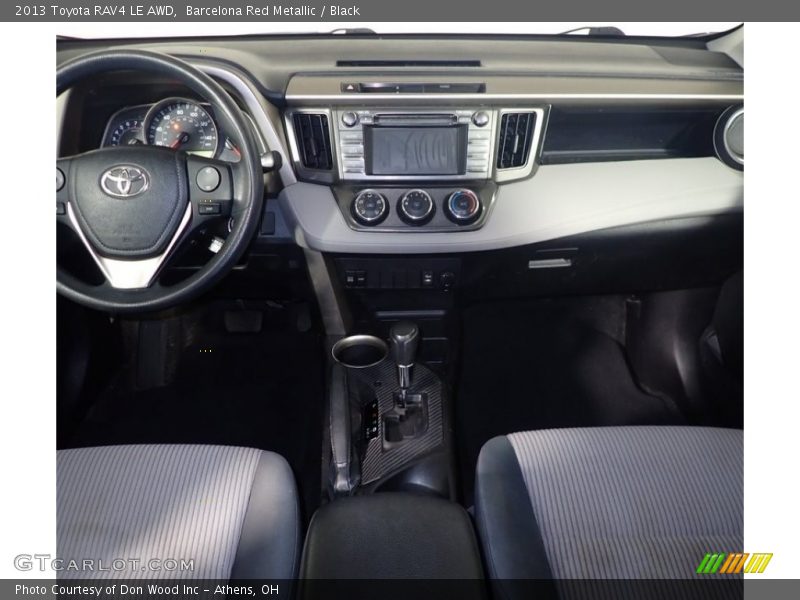 Barcelona Red Metallic / Black 2013 Toyota RAV4 LE AWD