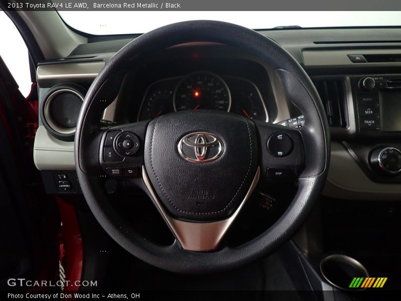 Barcelona Red Metallic / Black 2013 Toyota RAV4 LE AWD