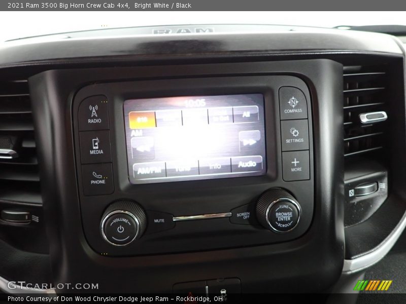 Bright White / Black 2021 Ram 3500 Big Horn Crew Cab 4x4