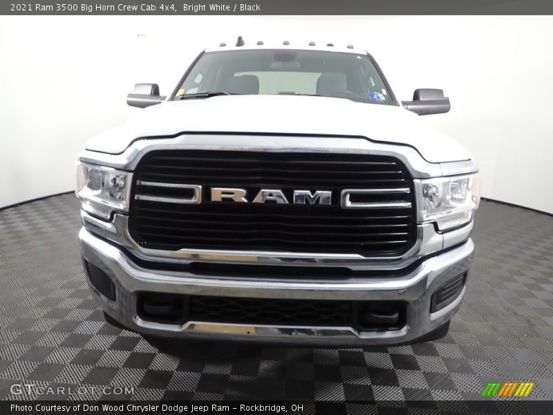 Bright White / Black 2021 Ram 3500 Big Horn Crew Cab 4x4